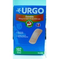 (Combo 2 hộp) Băng vải cá nhân có độ dịnh cao Urgo Durable (102 miếng) quy cách 2x6cm