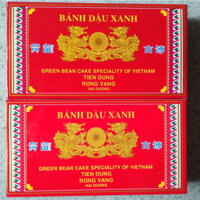 COMBO 2 HỘP BÁNH ĐẬU XANH RỒNG VÀNG HIỆU TIÊN DUNG thơm ngon - hộp gồm 10 cái nhỏ