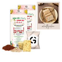 Combo 2 hộp bánh gạo lứt mầm GUfoods (bánh mầm) - Giàu GABA tự nhiên, Hỗ trợ ăn kiêng, Thực dưỡng, Thuần chay (300g)