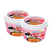 Combo 2 hộp bánh gạo topokki vị gà cay Carbonara Samyang