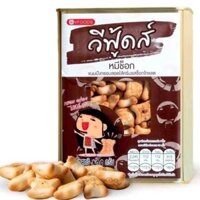 combo 2 hộp bánh gấu nhân socola vfoods thái lan 430g