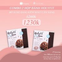 [Combo 2 Hộp] Bánh Giảm Cân Socola Protein Cookies Giảm Thèm Ăn, Tăng Cơ, Giảm Mỡ Bụng, Khoa Học, An Toàn