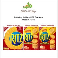 Combo 2 hộp Bánh Quy RITZ Crackers Cheese Sandwich Nhật Bản