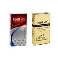 Combo 2 Hộp Bao Cao Su Hàn Quốc Powermen Ngọc Trai Bao Cao Su Kéo Dài Cuộc Yêu Power Men 0.03 Invi - Che Tên Sản Phẩm