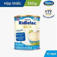 Combo 2 hộp BỘT ĂN DẶM RIDIELAC GOLD GẠO SỮA - HỘP THIẾC 350G