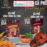 Combo 2 Hộp Cà Phê Đông Trùng Hạ Thảo + Cà Phê Nấm Linh Chi Đẹp Da Nhật Kim Anh
