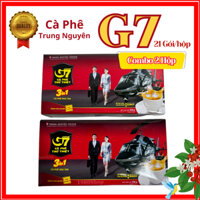 Combo 2 Hộp Cà Phê G7 3in1 (21 Gói x 16g) - Đậm Đà, Thơm Ngon, Date Mới
