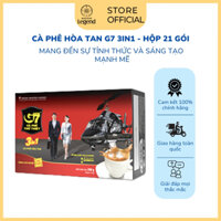 Combo 2 Hộp Cà Phê G7 3in1Sữa Hòa Tan G7 3in1 Trung Nguyên Legend - Hộp 21 gói