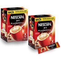 COMBO 2 HỘP CÀ PHÊ HÒA TAN NESCAFE 3 IN 1 - hộp (20 gói x 17gr)