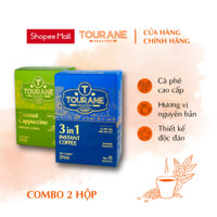 Combo 2 Hộp Cà Phê Hòa Tan Tourane Roastery 3in1 + Cappuccino Dừa