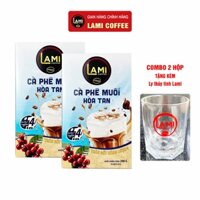 Combo 2 Hộp Cà Phê Muối Hòa Tan Lami Coffee Tràn Đầy Năng Lượng Instant Salt Coffee (Hộp 10 gói x 20 g) Cafe