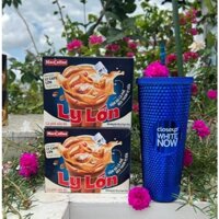 combo 2 hộp cà phê phố gói 3in1 10 gói 280g tặng ly giữ nhiệt màu xanh navy