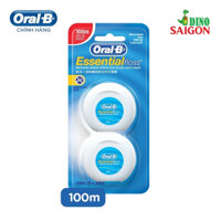 Combo 2 hộp Chỉ nha khoa Oral-B Essential Floss (50m/hộp)