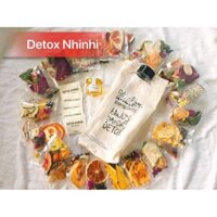 Combo 2 hộp detox tặng bình 1000ml - đường và mật ong