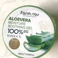 Combo 2 hộp Gel Nha đam Farmstay 100% Aloe Vera Moisture Soothing Gel