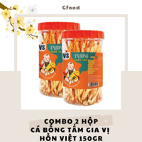 [COMBO 2 HỘP] Hồn Việt Cá Bống Tẩm Gia Vị 150gr