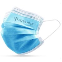 COMBO 2 HỘP KHẨU TRANG Y TẾ HOSHI MASK MÀU XANH 3 LỚP - SIÊU MỀM MẠI - ĐẠT TIÊU CHUẨN CỦA BỘ Y TẾ