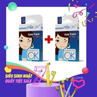 Combo 2 hộp miếng dán trị mụn che khuyết điểm Miacare ban đêm 24 miếng