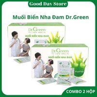 COMBO 2 HỘP Muối biển nha đam Dr.Green,Rửa mũi cho bé và người lớn,viêm mũi,xoang,Hộp 30 gói - Shop Good Day Store