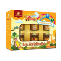 COMBO 2 Hộp Nước Yến Golden Kids dành cho trẻ 20% - YẾN SÀO SONG YẾN (Lốc 6 Lọ x 70ml)