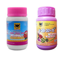 Combo 2 hộp Phân đầu trâu MK 901 và MK 007 6-30-32TE giúp KÍCH NỤ - NHIỀU HOA -  HOA ĐẸP - LÂU TÀN RỰC RỠ