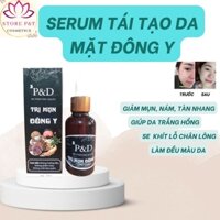 Combo 2 hộp serum hỗ trợ trị mụn và tái tạo da mặt đông y P&D 30ml (loại mạnh)