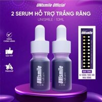 Combo 2 hộp Serum Trắng Răng Unismile; Hỗ Trợ Cải Thiện Vết Ố Vàng; Unikare; Dung Tích 10ml _ LE'PEAU .