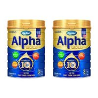 COMBO 2 HỘP SỮA BỘT DIELAC ALPHA GOLD IQ 3 900G CHO TRẺ TỪ 1 - 2 TUỔI