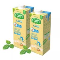 Combo 2 hộp sữa đậu nành canxi Fami 1L