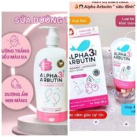 COMBO 2 HỘP -SỮA DỮỠNG THỂ 500ML+Kem thâm nách Alpha Arbutin 3 plus Organic Underarm Night Cream Thái Lan