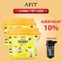 [Combo 2 Hộp] Sữa giảm cân Smart Meal SKINNY - 100% thực vật thay thế bữa ăn hằng ngày - tặng kèm bình lắc 500ml