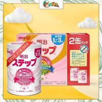 Combo 2 hộp sữa Meiji nội địa Nhật 1-3y 800g