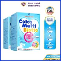 Combo 2 hộp sữa non Colosmulti Biotic hộp 26 gói x 16g chuyên biệt cho trẻ táo bón, tiêu hóa kém