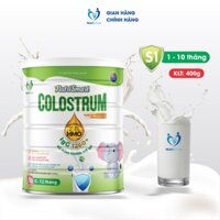 Combo 2 Hộp Sữa NutriSmart Colostrum S1+ Cho Bé Từ 1 - 10 Tuổi 400g - [Tặng 1 Hộp Sữa Pha Sẵn]