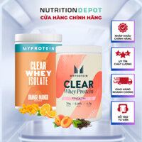 Combo 2 hộp Sữa tăng cơ vị nước trái cây siêu ngon Clear Whey Isolate Myprotein - Nutrition Depot VN