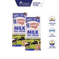 COMBO 2 Hộp Sữa Tươi Tiệt Trùng Nguyên Kem Harvey Fresh 1L (Úc)