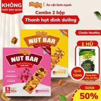 [COMBO 2 HỘP] Thanh hạt dinh dưỡng NUT BAR MAILEY mật ong,trái cây - Bánh hạt dinh dưỡng giảm cân ăn sáng