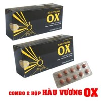 COMBO 2 hộp thực phẩm bảo vệ sức khỏe Hàu vương OX hỗ trợ tăng cường sinh lý nam giới -  hộp 30 viên [Doctor Kama]