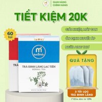 Combo 2 Hộp Trà Giảo Cổ Lam Lá Sen và Trà Đinh Lăng Lạc Tiên hộp 60 túi thương hiêu Quà 3 Miền
