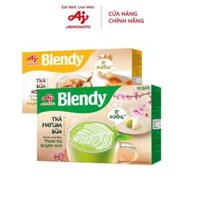 Combo 2 Hộp Trà Matcha Sữa 160gHộp và  Blendy Trà Sữa Royal 144gHộp