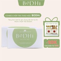 Combo 2 Hộp Trà Thảo Mộc Sacha Inchi trà túi lọc giúp thanh nhiệt cơ thể, hỗ trợ giấc ngủ nguyên liệu hữu cơ Bodhi