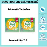Combo 2 hộp Trà thảo mộc Yoo Go, Trà Turbo Tea siberian, Hỗ trợ giảm cân, cải thiện hệ tiêu hóa - hộp 30 túi lọc
