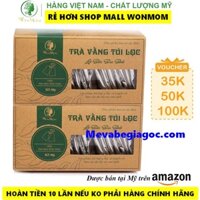 Combo 2 hộp trà vằng túi lọc WONMOM giúp tăng tiết sữa giảm mỡ bụng sau sinh