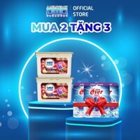 Combo 2 Hộp viên giặt Maxpure Hương đắm say 30v TẶNG 3 Vỉ Viên treo bồn cầu Evershine hương lavender