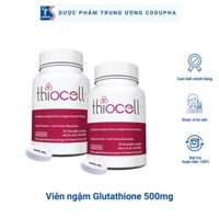 Combo 2 hộp Viên ngậm Trắng da Glutathione 500mg Thiocell của Mỹ