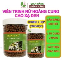 Combo 2 hộp viên trinh nữ hoàng cung cao xạ đen, cân bằng nội tiết tố nữ, tiêu u, đẹp da, ngủ ngon