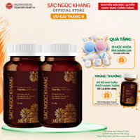 Combo 2 Hộp viên uống Sắc Ngọc Khang  hỗ trợ hạn chế lão hóa, sạm da, nám da hỗ trợ tăng cường nội tiết tố nữ