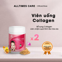 [COMBO 2 HỘP] Viên uống Collagen ALLTIMES CARE Hộp 60 viên hỗ trợ trẻ hóa, ngăn ngừa nếp nhăn, Date T8/2025