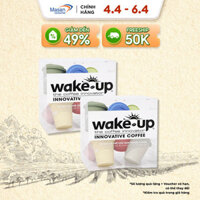 Combo 2 hộp Wake-Up Viên Cà Phê Hòa Tan Sấy Thăng Hoa - Hộp 7 Cấp Độ