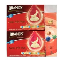 Combo 2 hộp yến Brand không đường 70ml x 6 hũ, tặng 1 hộp dầu lạnh omega 3 Hàn Quốc, PP Sâm Yến 3A